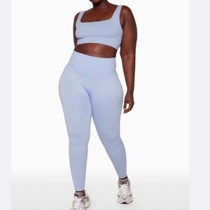 SET ACTIVE BLUE LAGOON LEGGINGS ONLY SIZE SMALL SCULPTFLEX